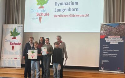 Siegelverleihung „Gesunde Schule“ für unser Projekt „Die gesunde Brotdse“